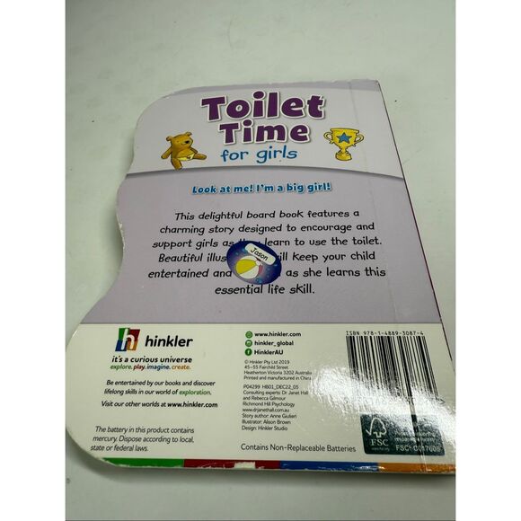 Toilet Time for girls Book Hinkler Books - Picture 3 of 4